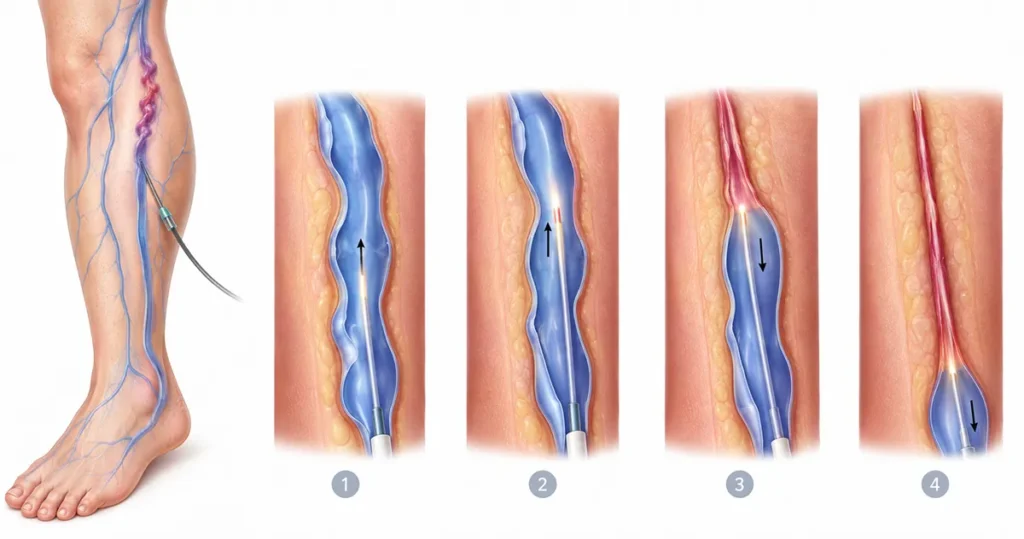 Tratamento a laser da safena